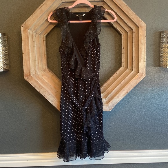 White House Black Market Dresses & Skirts - WHBM black and white polka dot dress